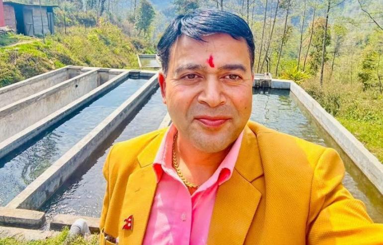 राष्ट्रिय स्वतन्त्र पार्टी दोलखाको सभापतिमा दिनेश बस्नेत